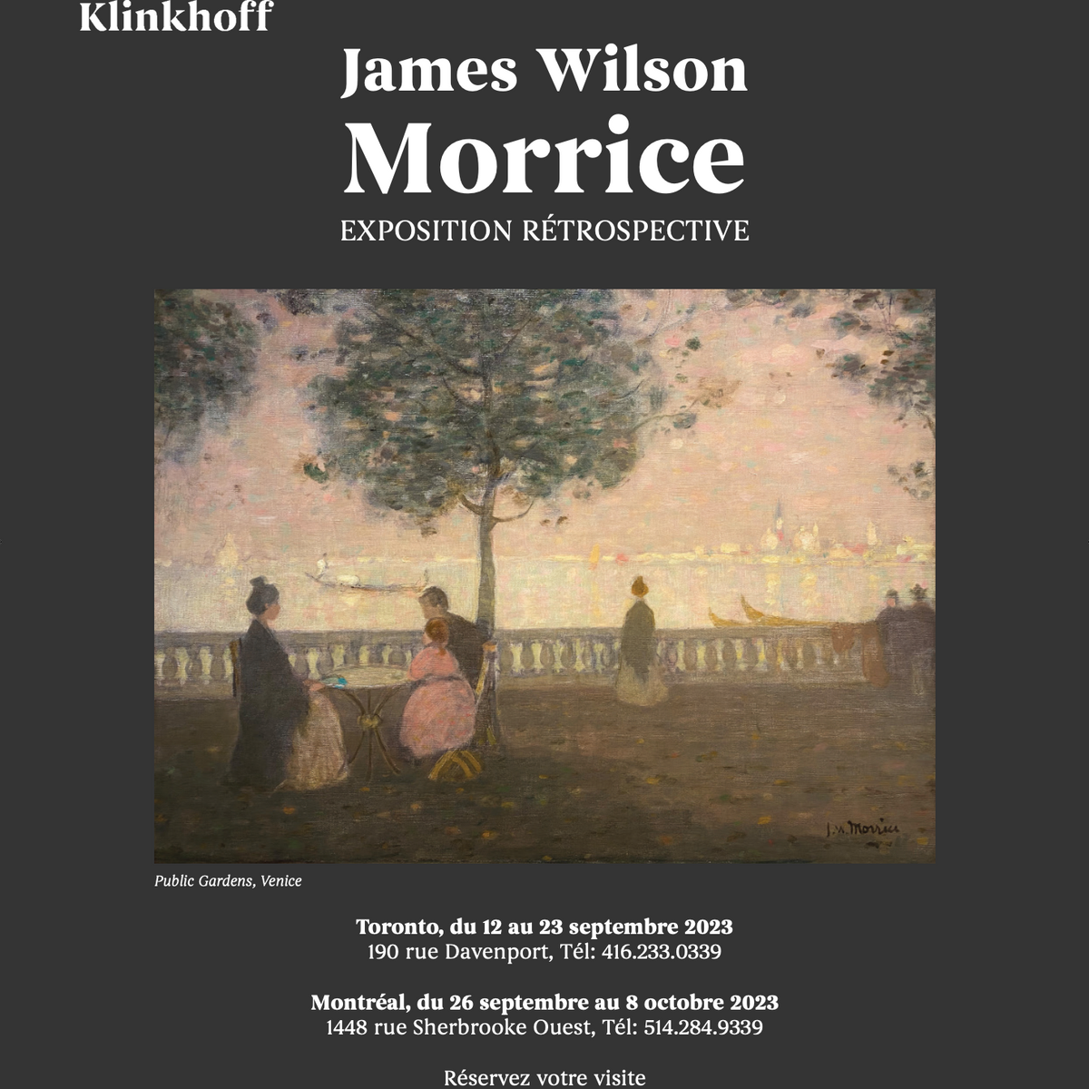 Limited Edition James Wilson Morrice Retrospective Exhibition Poster – Alan  Klinkhoff Gallery