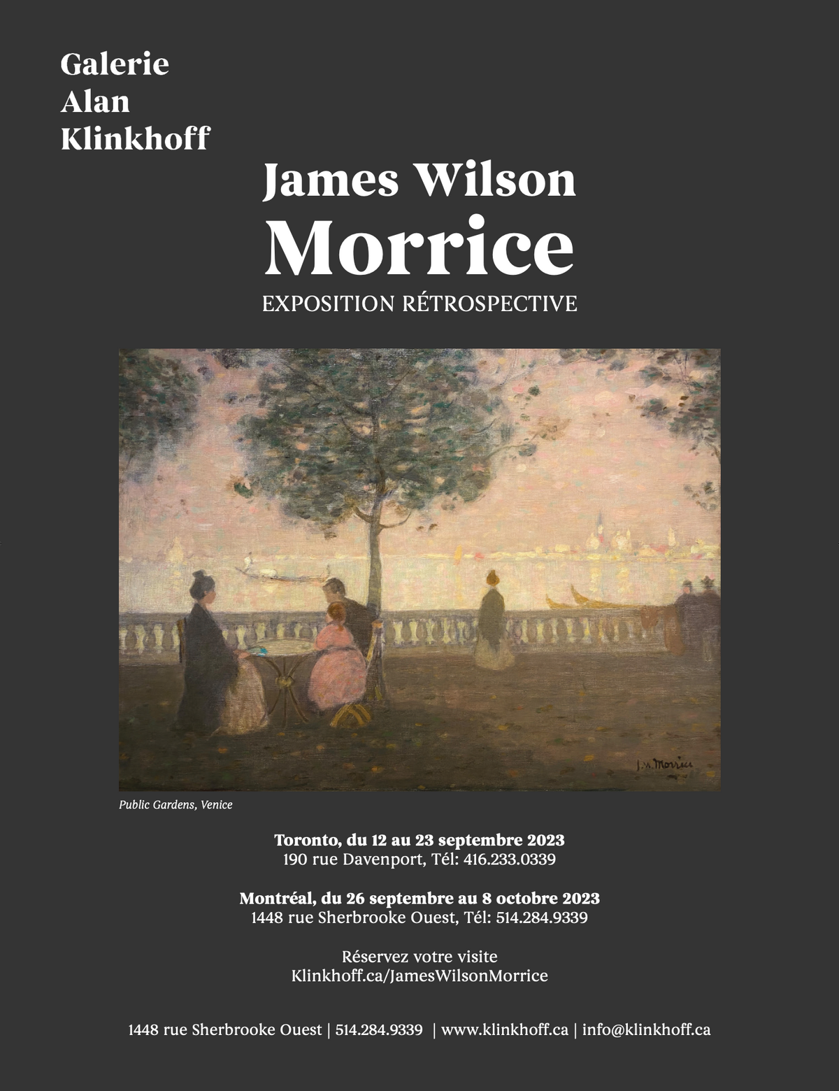 Limited Edition James Wilson Morrice Retrospective Exhibition Poster ...